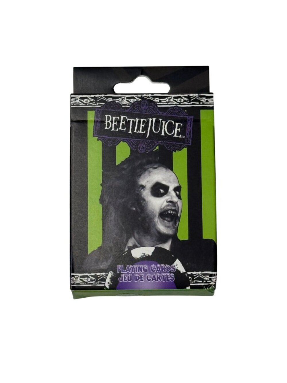 Beetlejuice Playing Cards Deck Warner Bros Movie Horror Goth Collectible New